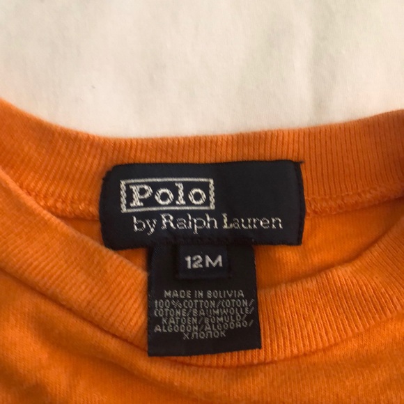 Orange Polo by Ralph Lauren T-shirt - Picture 2 of 3